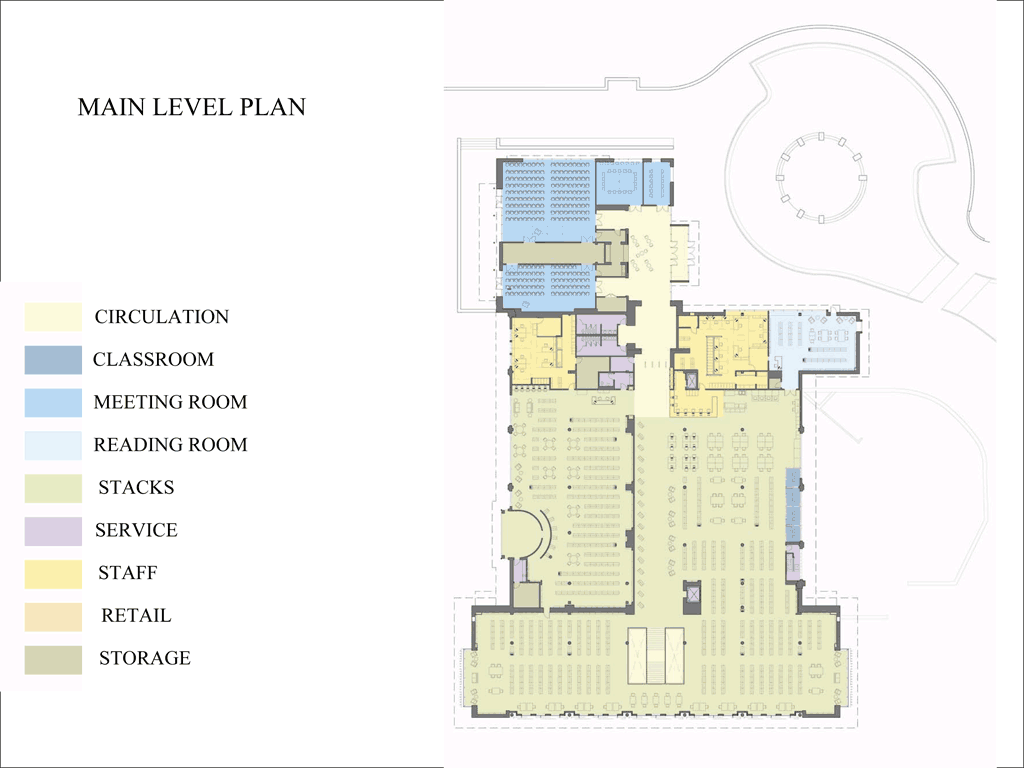 Library Main Level Plan